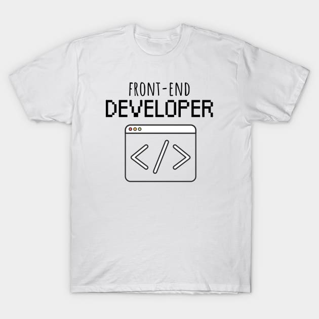 Front-end developer T-Shirt by maxcode